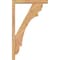 Ekena Millwork Olympic Block Smooth Bracket w/ Offset Brace, Western Red Cedar, 3 1/2"W x 18"D x 30"H BKT0402X18X30OLY05SWR - alternate 2